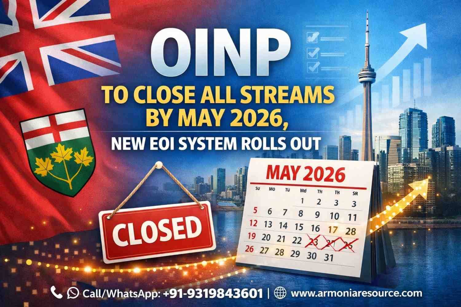 OINP to Close All Streams by May 2026, New EOI System Rolls Out