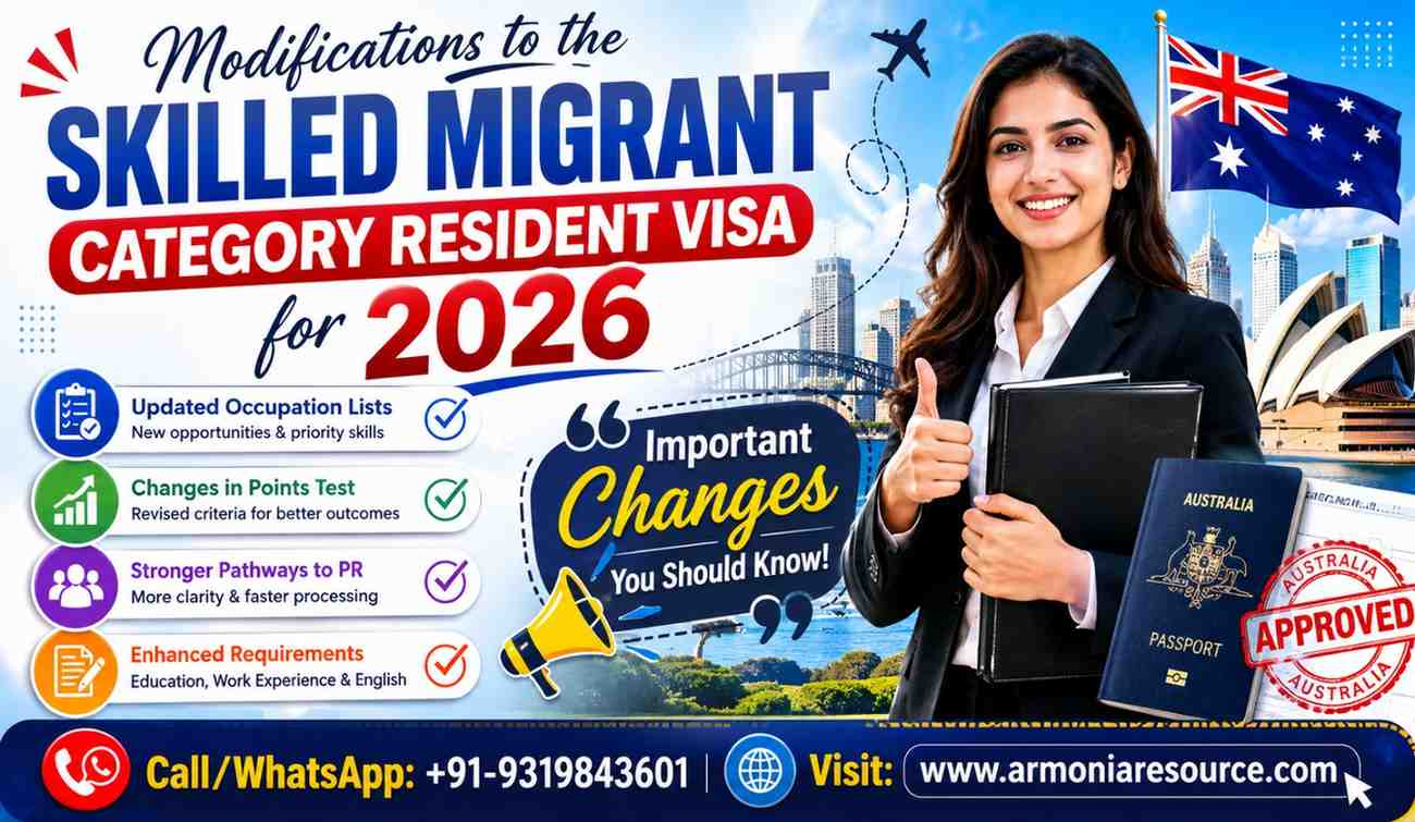 Modifications to the Skilled Migrant Category Resident Visa for 2026