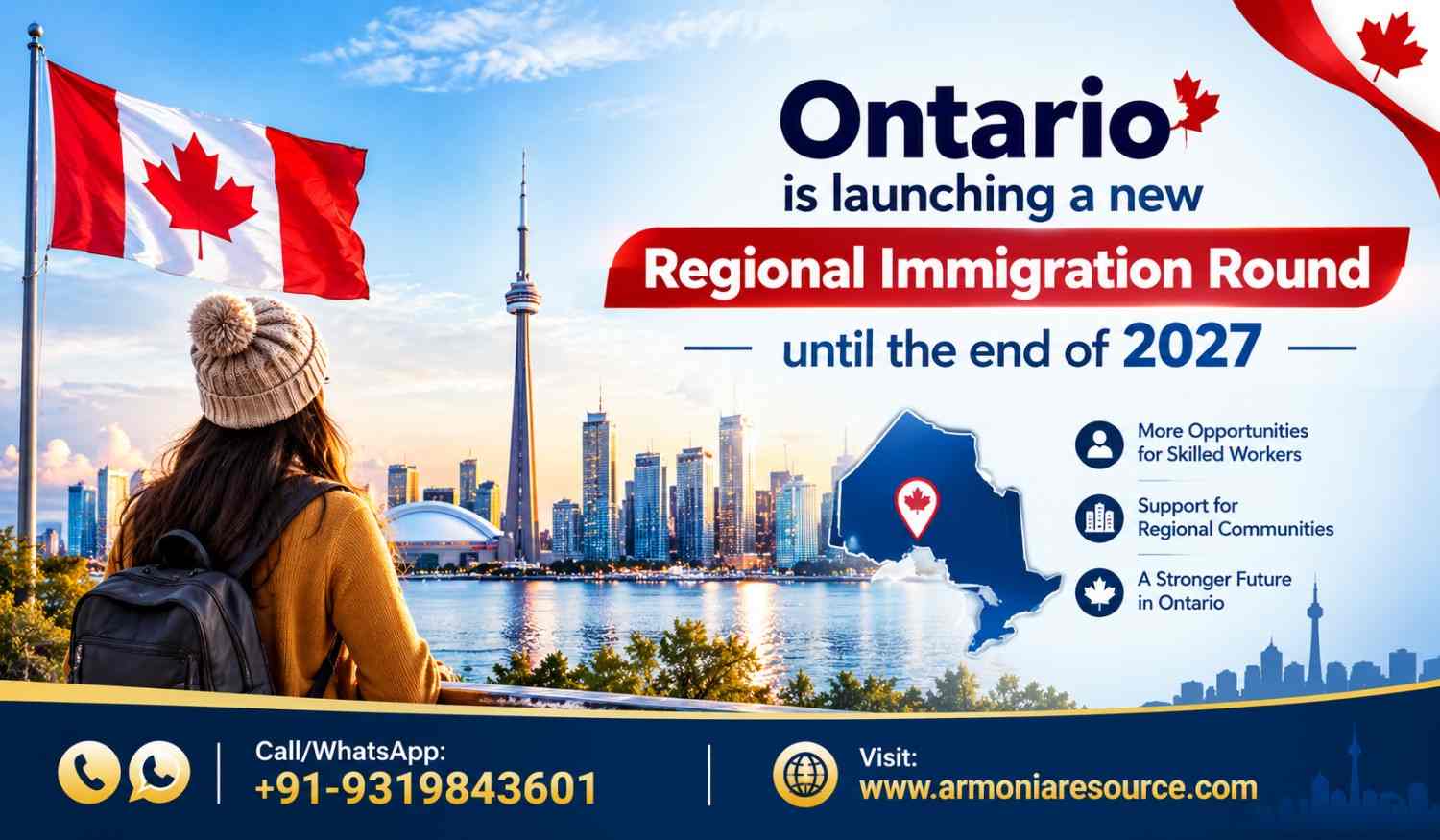 Ontario is launching a new regional immigration round until the end of 2027